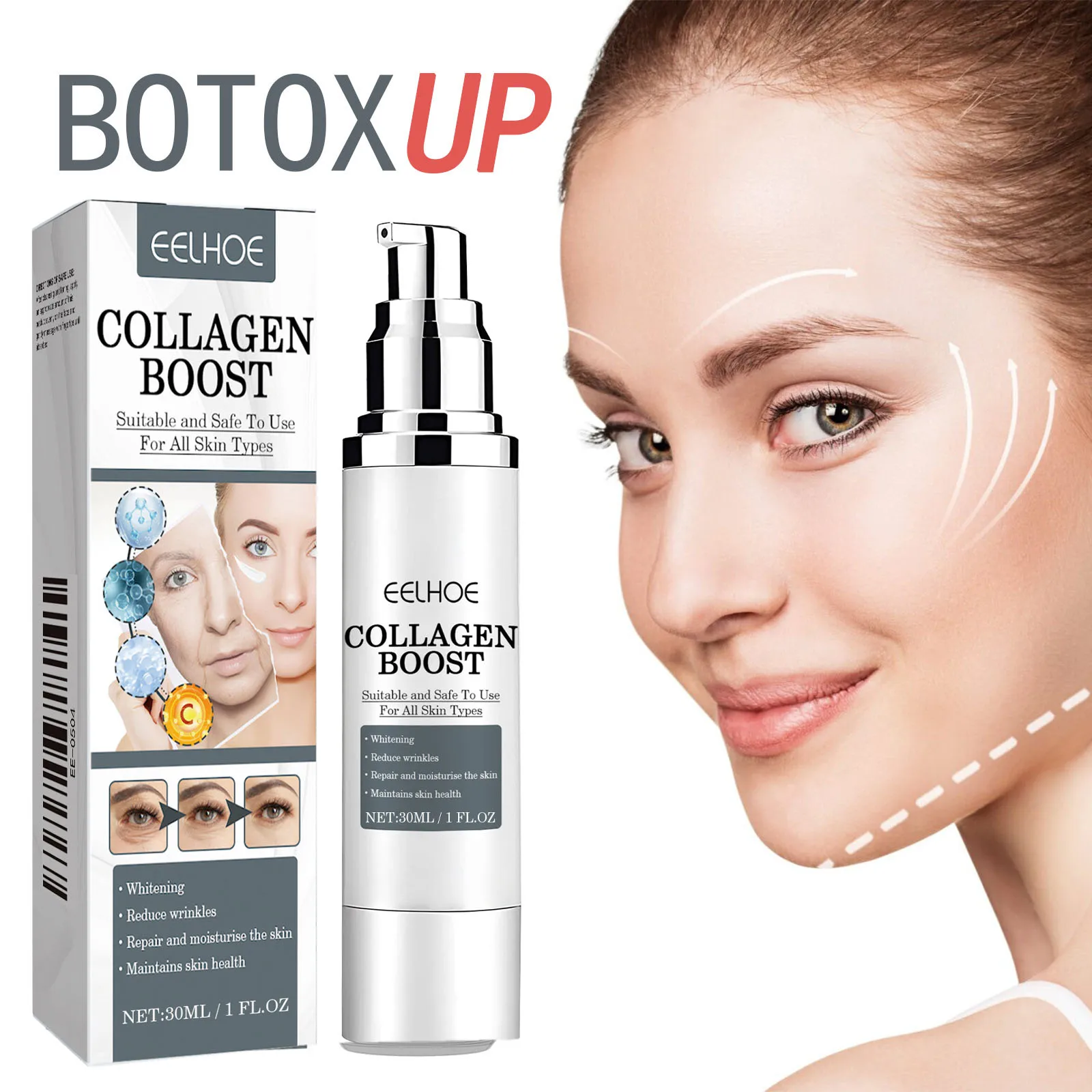 Eelhoe Collagen Boost Serum Антивозрастной корректор темных пятен Крем от морщин Fade Fine Lines