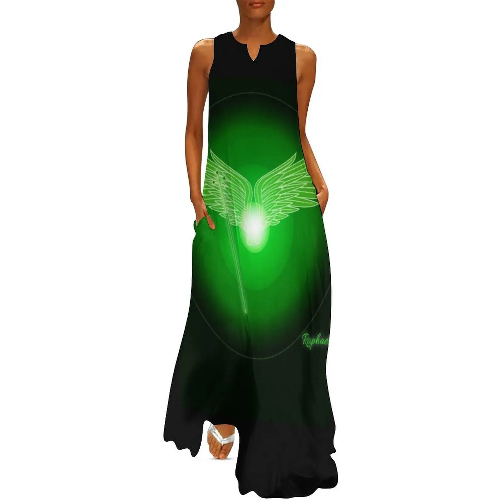 Длинное платье Архангел Рафаэль летнее женское 2024 вечернее элегантное роскошное