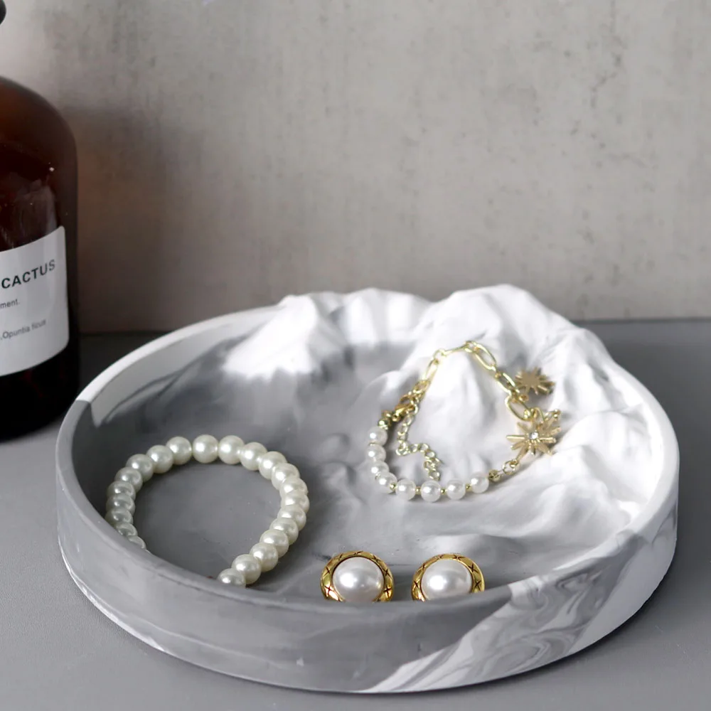 Силиконовая форма сделай сам для подноса в виде горной зоны настольное украшение