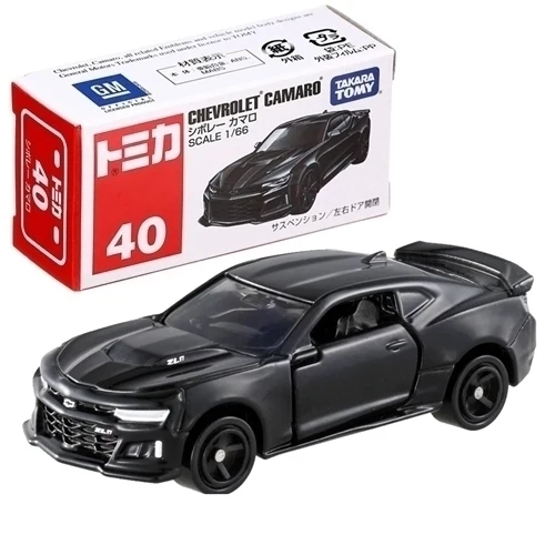 Takara Tomy Tomica No.40 Chevrolet Camaro 879831 черный 1/64 мини литая металлическая модель автомобиля