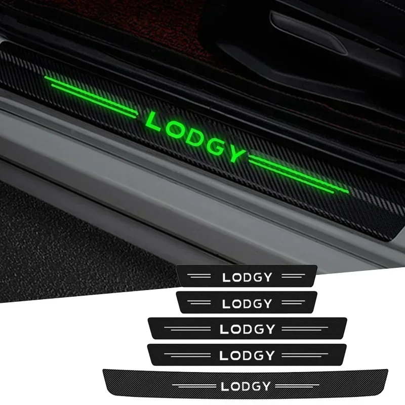 Наклейки против царапин на пороги автомобиля значок для лодки Dokker Duster Logan Spring Sandero