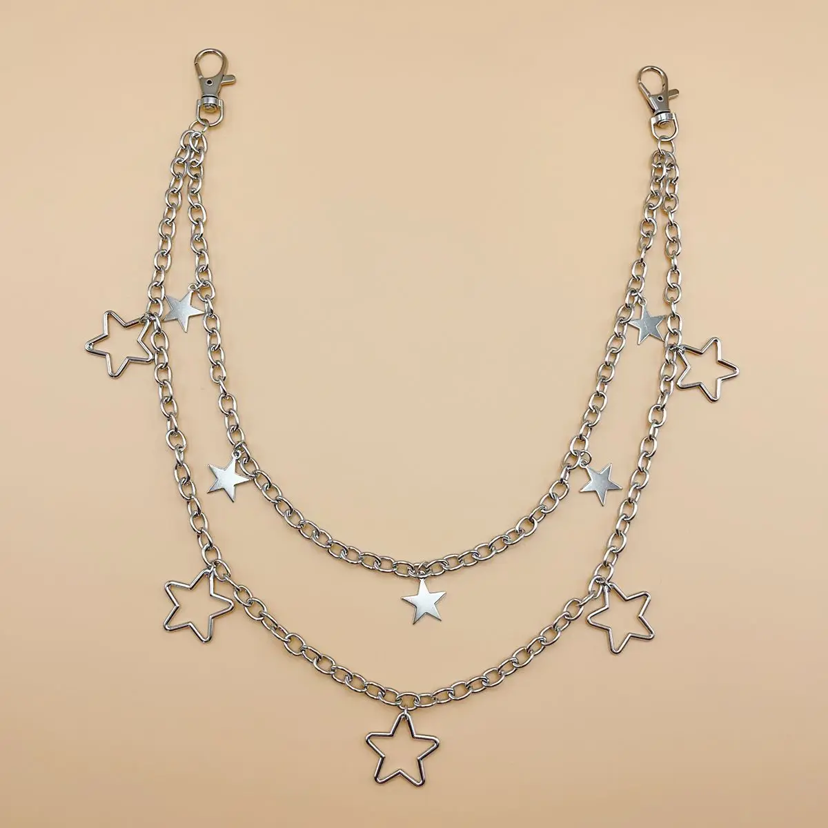 Ремень С Металлической Звездой И Блестками Женский Многослойный Модный