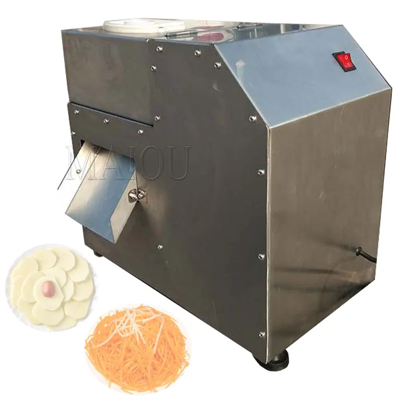 

The Multi-functional Stainless Steel Electric Vegetable Cutter In Commercial Restaurants Can Be Shredded, Diced