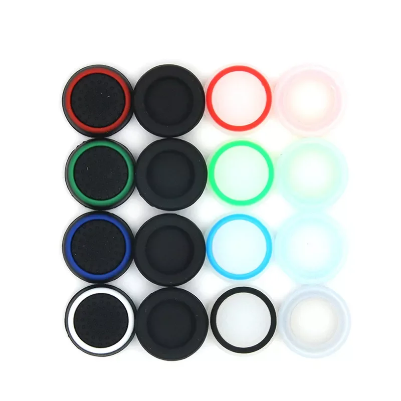4pcs Silicone Cap For PS5 Controller Accessories Thumb Stick Grips Cover