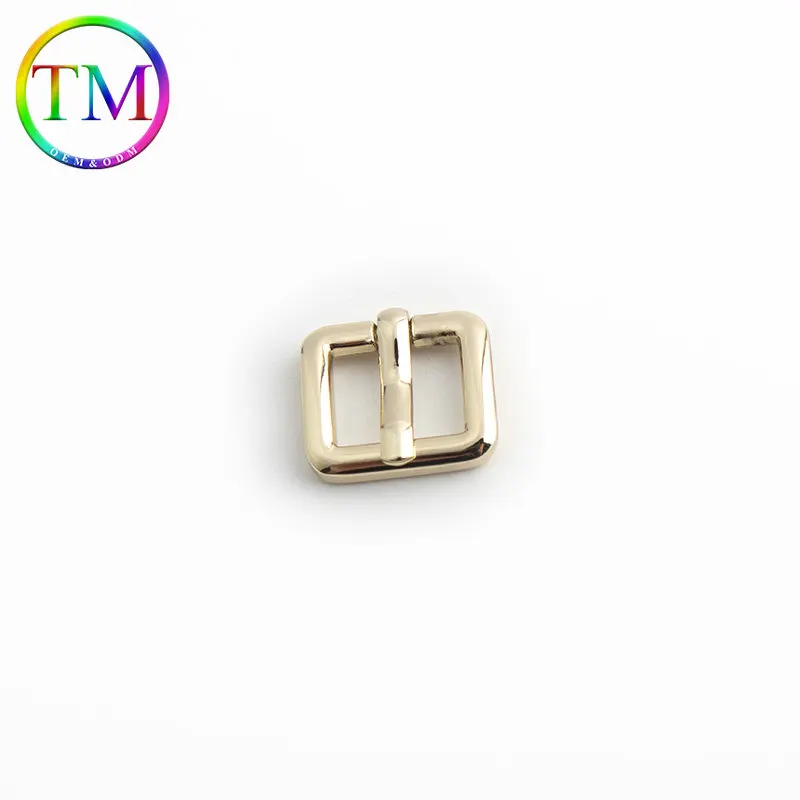 10-50Pcs Customized Metal Turn Buckle Rectangle Shape Single Pin Buckles For Diy Bag Adjuster Buckle Accessory