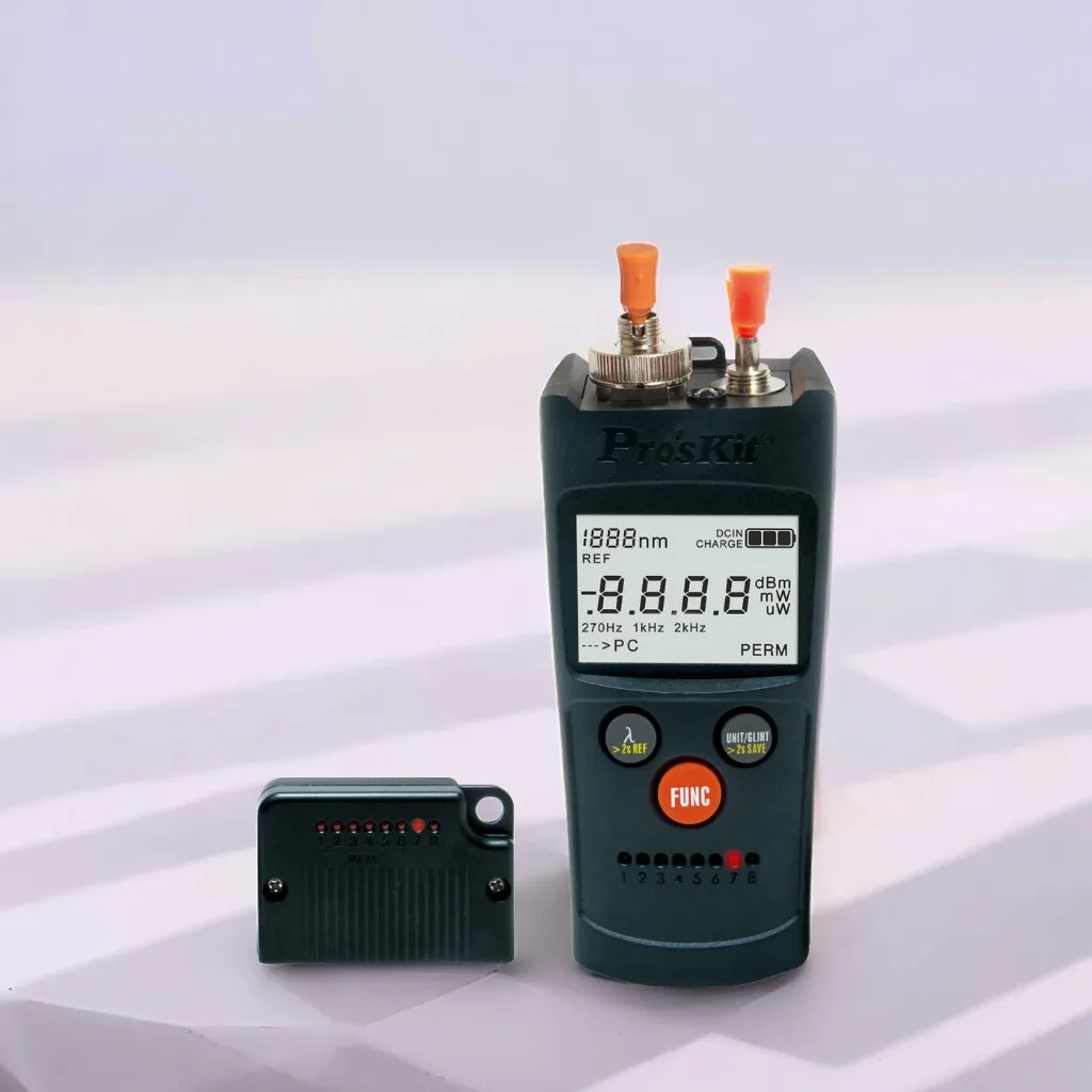 Pro'sKit MT-7602-C Измеритель мощности оптоволокна 4-в-1 тестовая ручка для лазерного