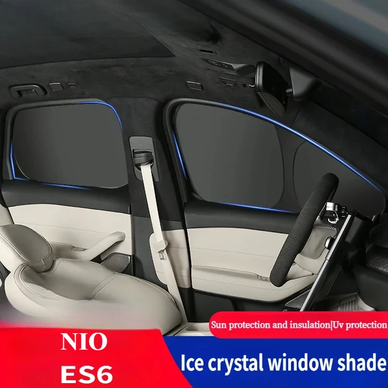 Подходит для солнцезащитных козырьков NIO ES6EC6 23–24 боковых окон