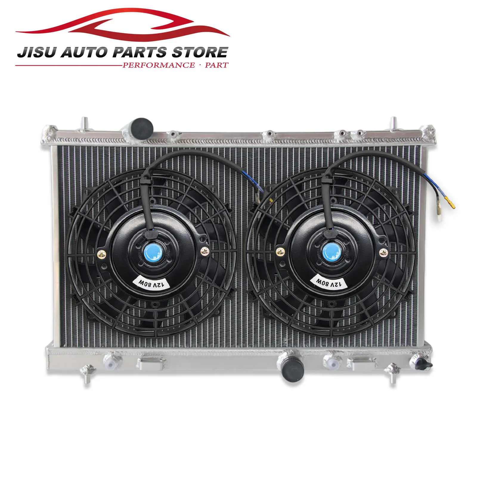 Алюминиевый радиатор + вентиляторы для Chrysler/Dadge SX 2.0/Plymouth Neon L4 2.4L 2001-2004 2002 2003