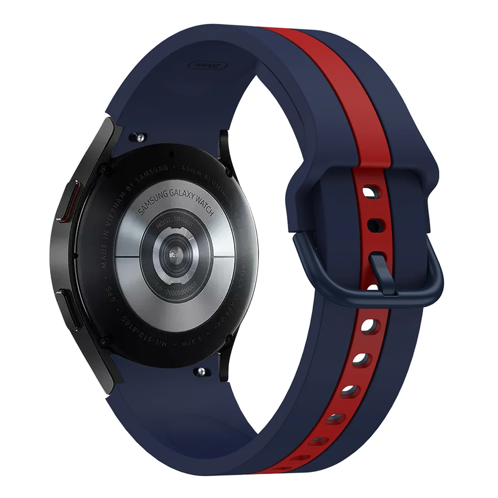 

20mm Band For Samsung Galaxy Watch 4 5 44mm 40mm 4 classic 46mm Sport Silicone Bracelet correa Galaxy Watch 5 pro 45mm Strap