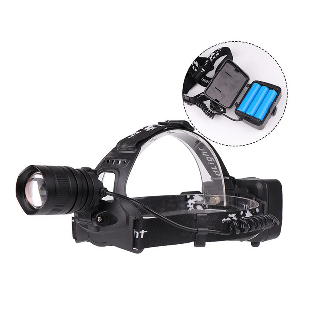 

Headlamp Waterproof Headlight Fadeproof Belt Head Flashlight Fishing