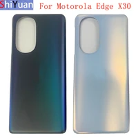 battery cover back rear door housing case for motorola moto edge x30 battery cover with adhesive sticker repair parts