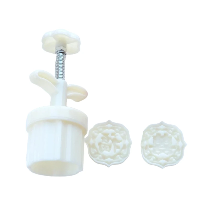 

Plastic Mooncake Mold Chinese Characters Shape Mooncake Stamps Mooncake Mould with 2 Stamps for Festival Baking DropShip