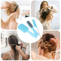 3pcs comb hair comb set heat resistant anti static good hand feel hairdressing hair styling brush kit professional hair comb