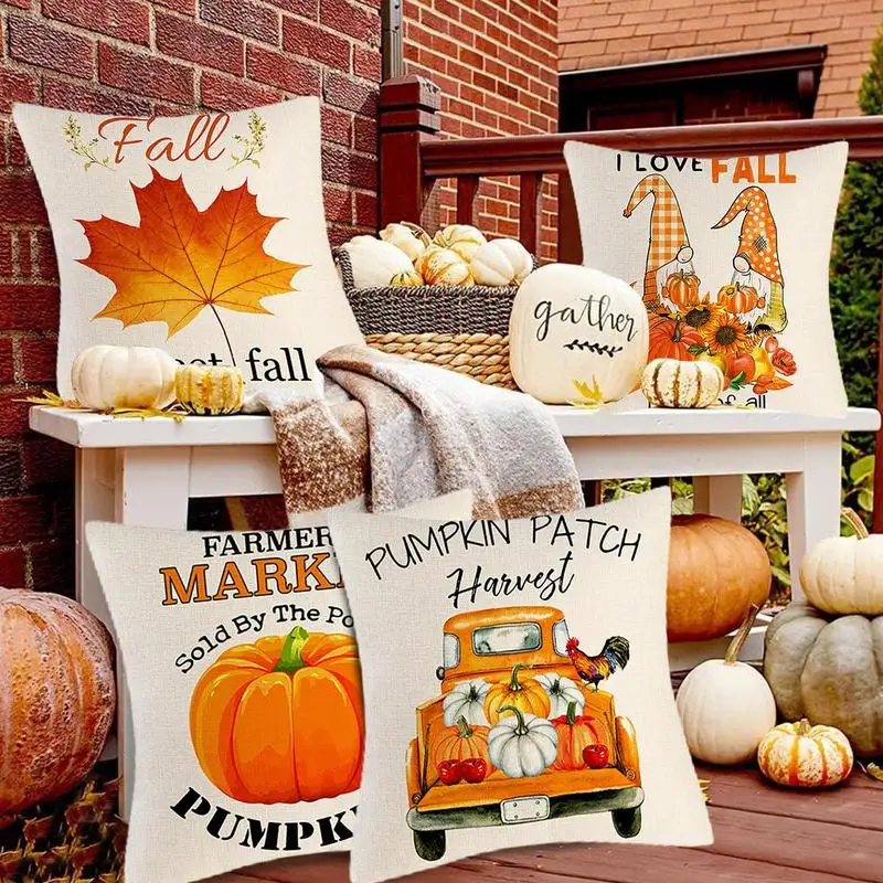 

Fall Pillow Covers Fall Thanksgiving Pillow Cover Home Sofa Decorative Throw Pillow Covers Fall Cushion Cases For Sofa Bed
