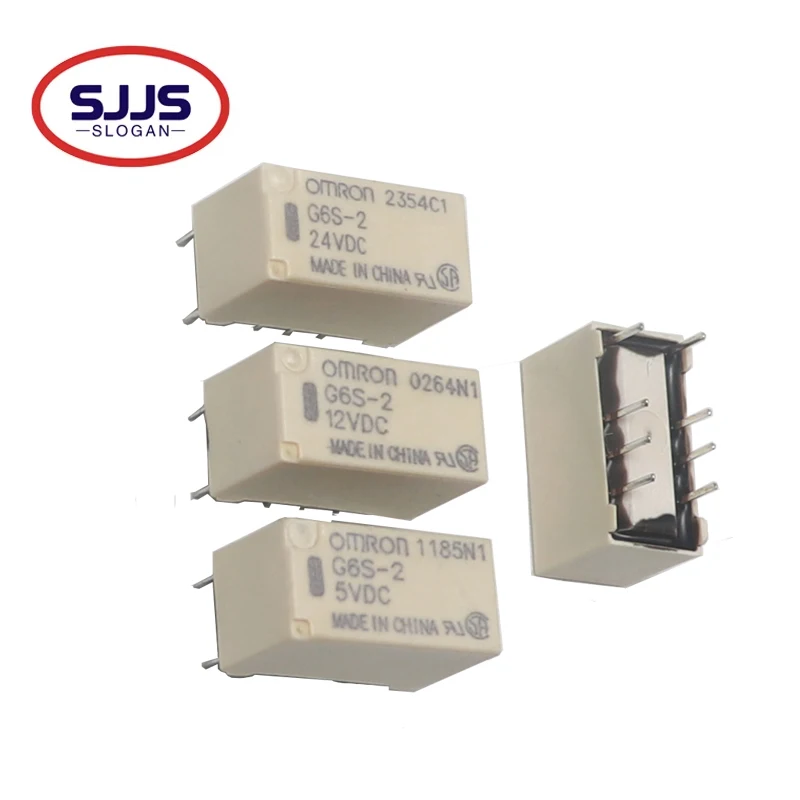 【10-1 шт.】Реле G6S-2-3VDC G6S-2-5VDC G6S-2-12VDC G6S-2-24VDC DC 3 В 5 12 24 Реле 8 контактов постоянного тока