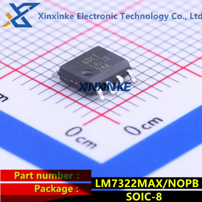 

LM7322MAX/NOPB SOIC-8 LM7322MA Rail-to-Rail Operational Amplifiers Op Amps Dual Ch RRIO Hi Output Crnt Op Amp Brand New Original