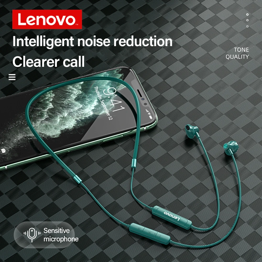 Новые беспроводные наушники Lenovo SH1 Bluetooth 5 0 гарнитура IPX5 водонепроницаемые