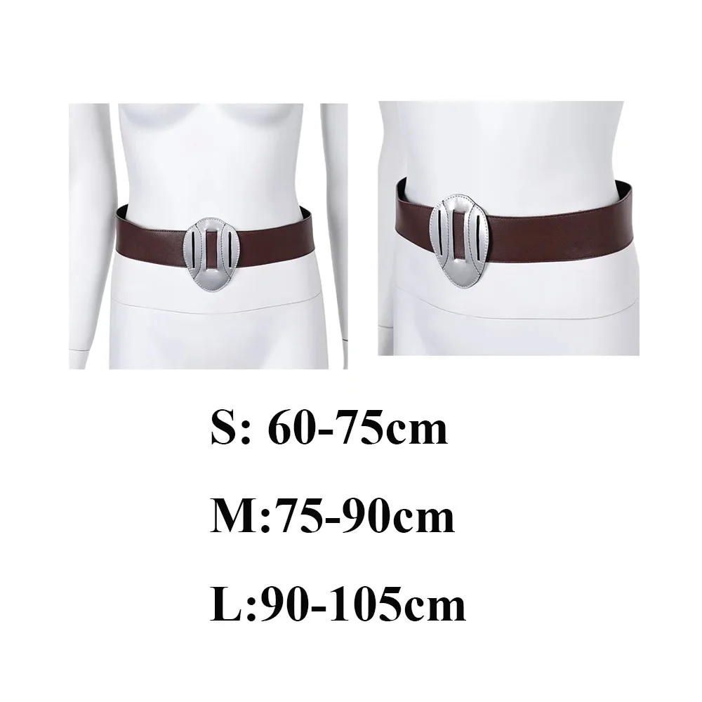 Женский костюм принцессы Leia для косплея яркий пояс Хэллоуина карнавала фантазии