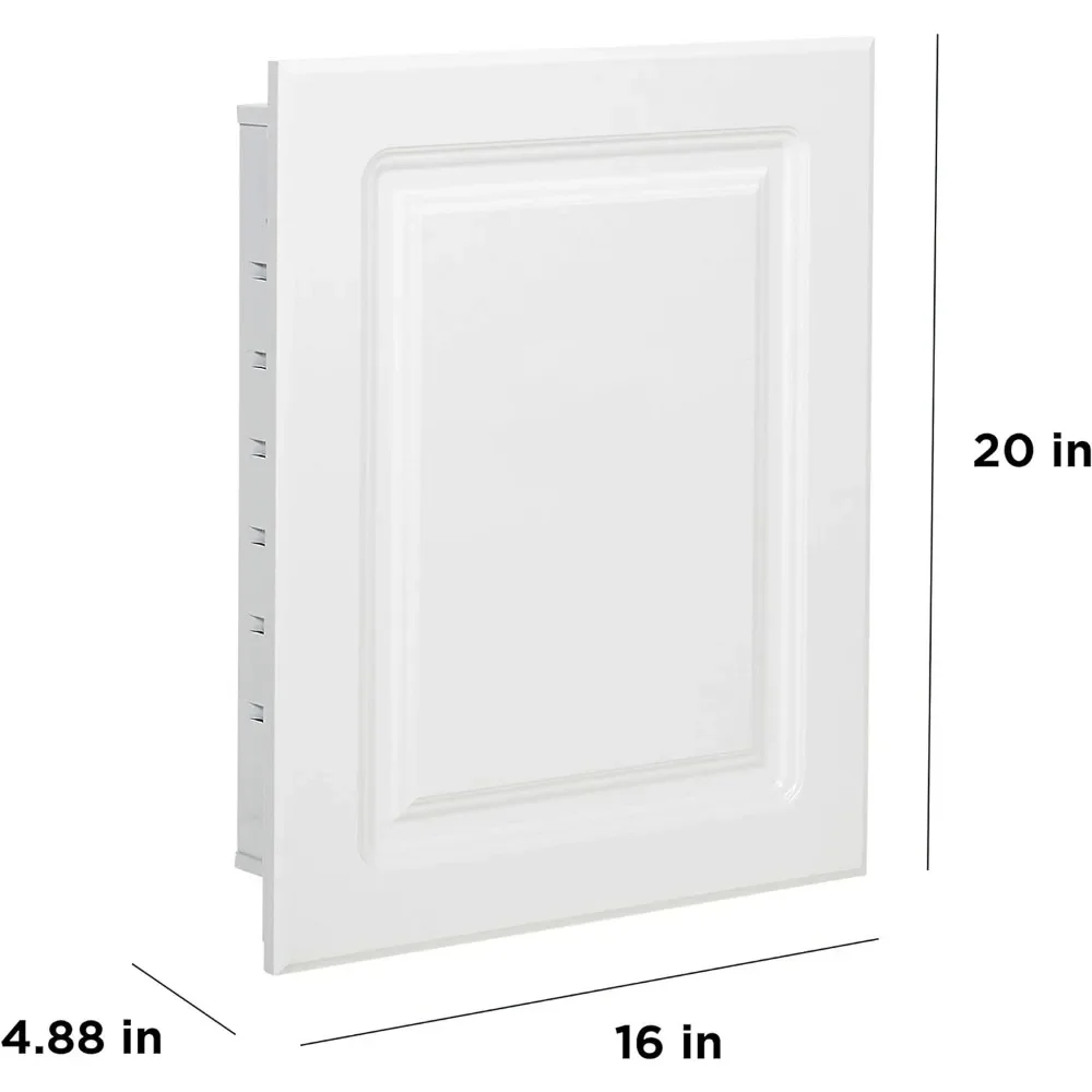 Американский шкафчик для лекарств с приподнятой панелью и углублением 16x20 дюймов