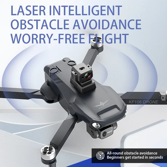 2023 New KF106 Max Drone 8K Professional 5G WIFI HD Dual Camera 3 Axis Gimbal Brushless Motor Anti-shake Foldable Quadcopter 3