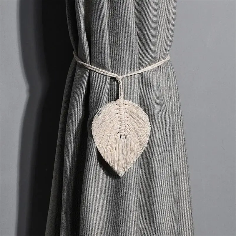 

Макраме подхваты для штор из хлопка