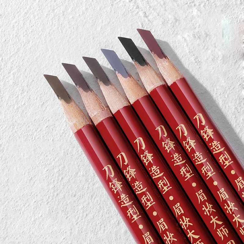Waterproof Eyebrow Tattoo Tint Cosmetics Microblading Eyebrows Pencil Makeup Long Lasting Eye Brow Pencil Tattoo