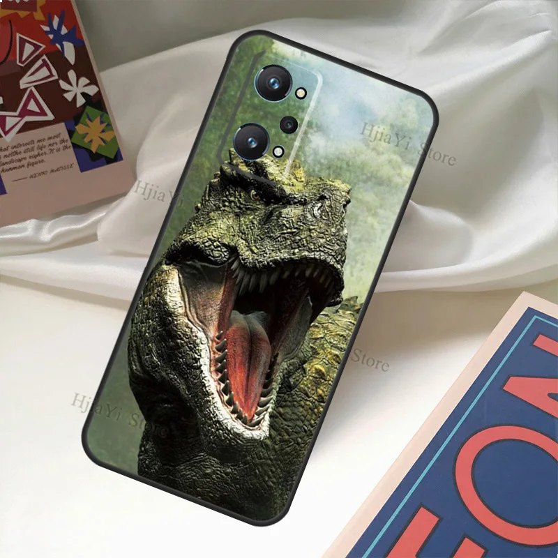 Накладка с узором динозавра юрского периода для Realme GT Neo 2 Master 8 Pro C21 8i OnePlus 8T 9R 9 Nord2.