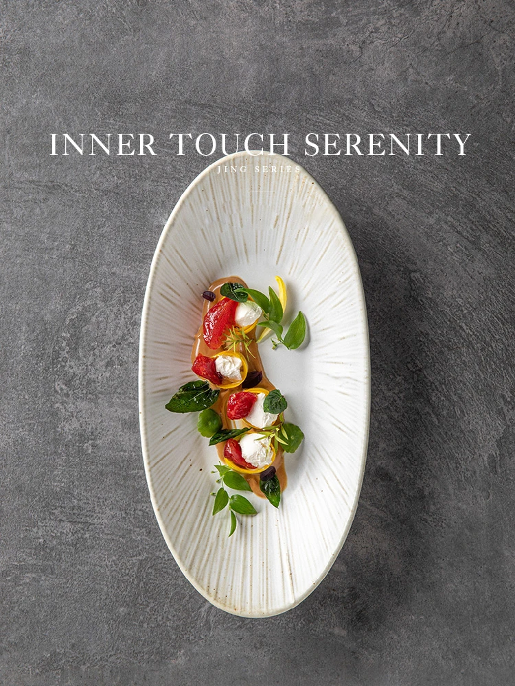 

Овальная длинная тарелка, новая тарелка для рыбы, домашняя тарелка для рыбы на пару, тарелка для супа для пожилых