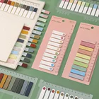 36 шт.лот Morandi цвет PET индекс записная книжка Липкие заметки для списка страница флаг маркер Закладка планировщик наклейка Канцтовары