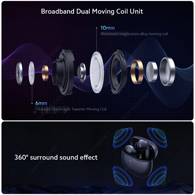 Bluetooth-наушники Xiaomi Redmi Buds 4 Pro TWS шумоподавление 3 микрофона цвета в ассортименте |
