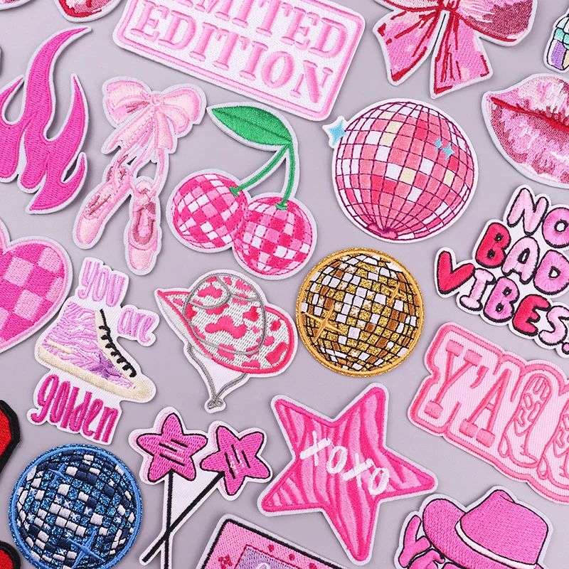 Розовый стиль Ирион нашивки для одежды ковбойская шляпа планет старт плавкий