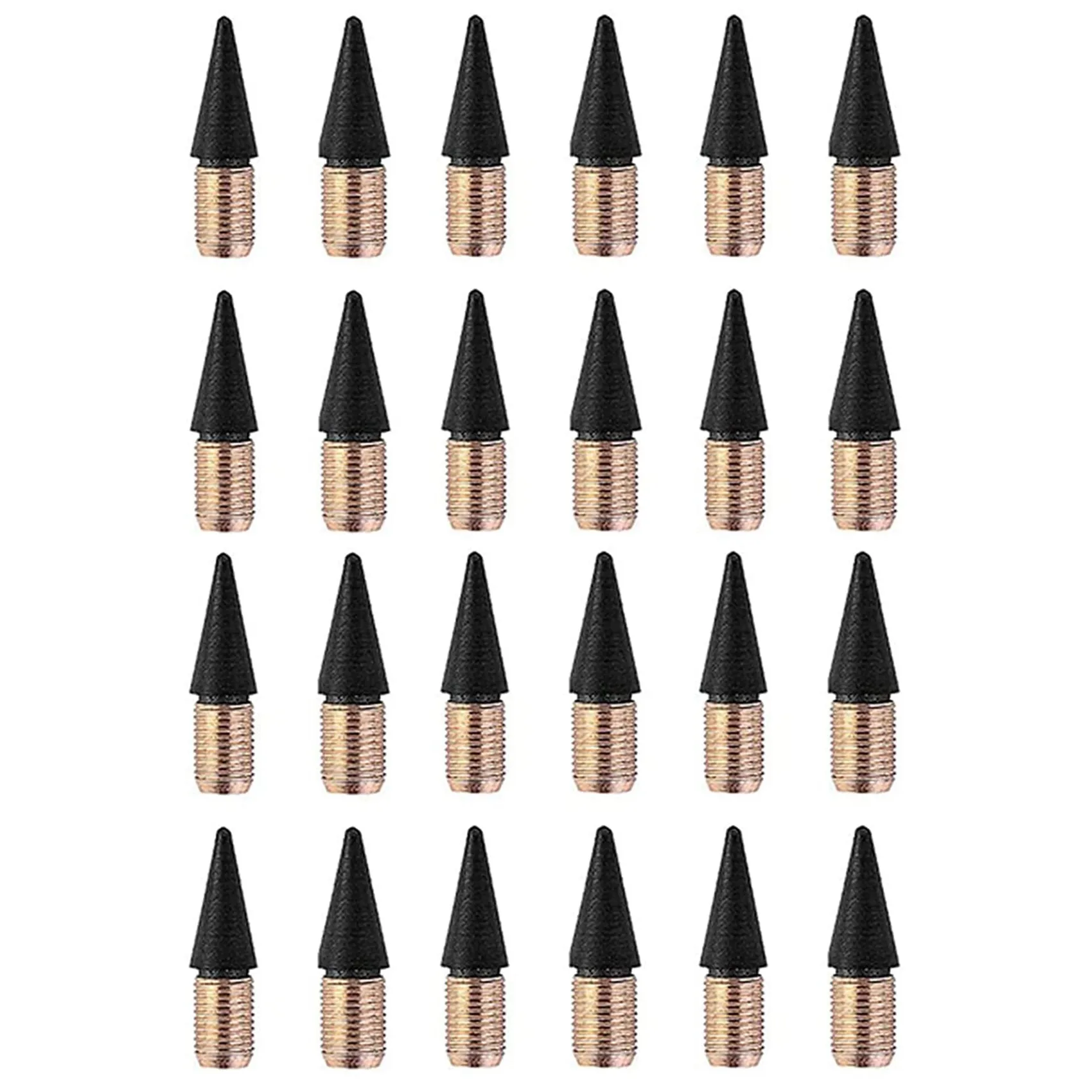 

Карандаш без чернил, технология неограниченного письма, вечный карандаш со сменной графитовой ручкой, упаковка из 24 наконечников