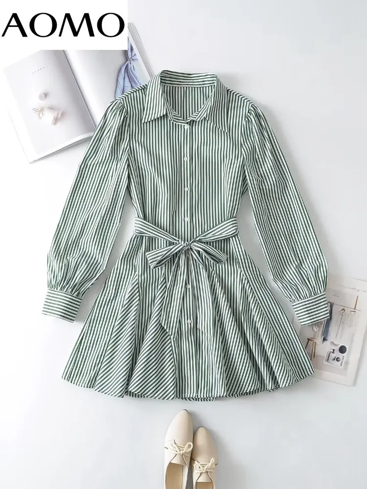 

Женское мини-платье в полоску, с длинным рукавом и вырезом-лодочкой