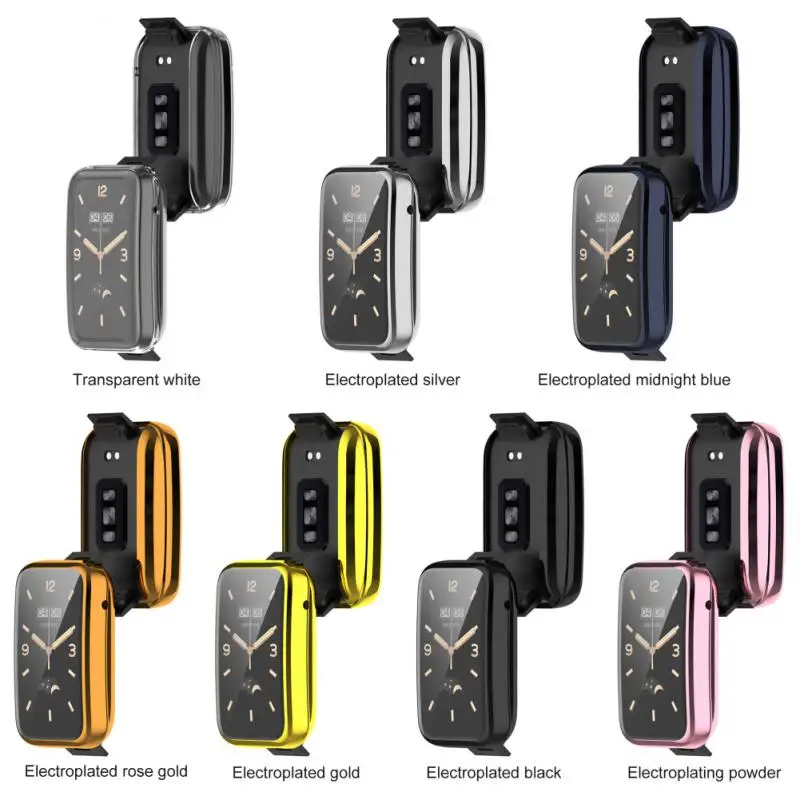 

Soft Rubber For Xiaomi Band 7pro Tpu Smart Accessories All-inclusive Protective Cover For Xiaomi Mi Band 7 Dustproof