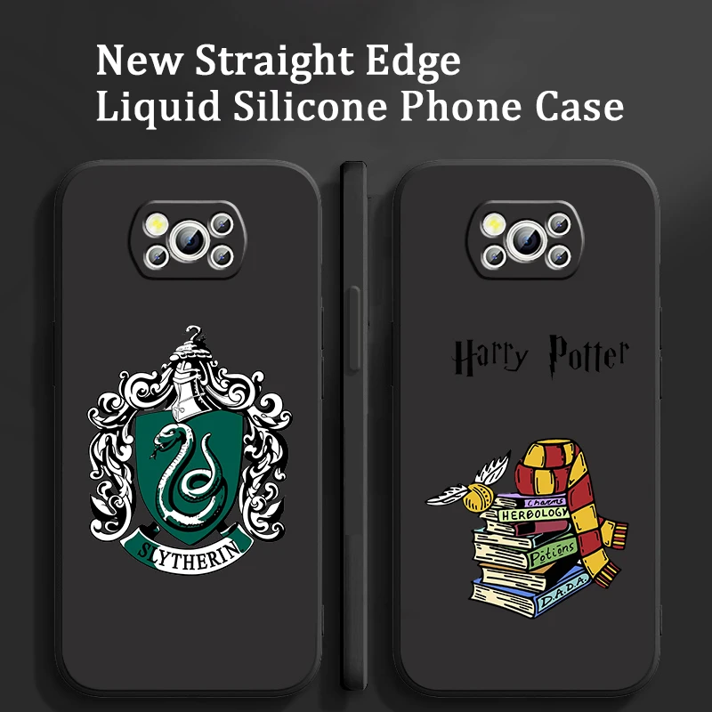 

Magic Potters Ring Harries Logo Case For Xiaomi Mi Poco X4 X3 C40 C3 M4 M3 F4 F3 GT Pro NFC 5G Soft Liquid Rope Phone Cover Core