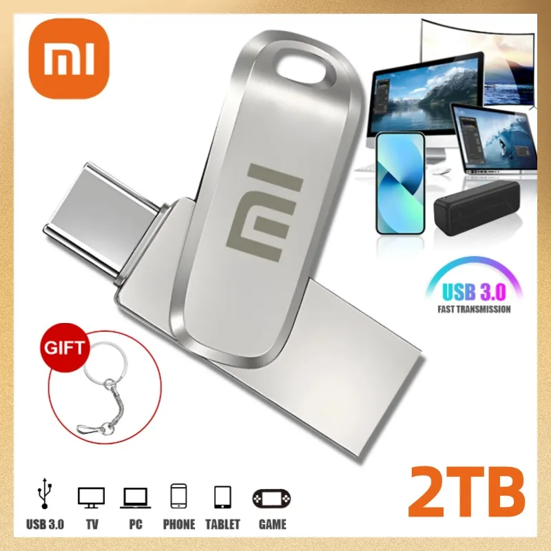 Usb-флеш-накопитель Xiaomi металлический USB 3 0 1 ТБ 512 ГБ