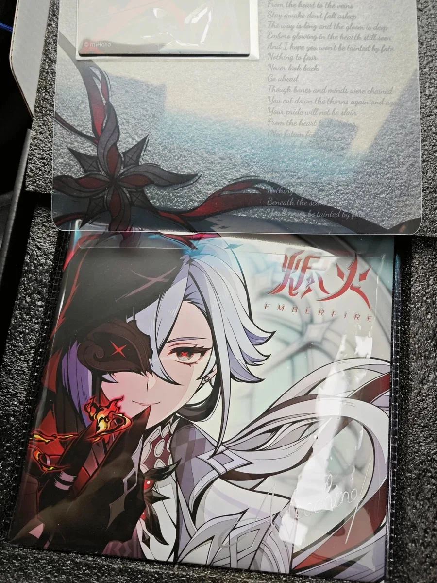 Официальная игра Genshin Impact Arlecchino акриловые записывающие украшения набор реквизит