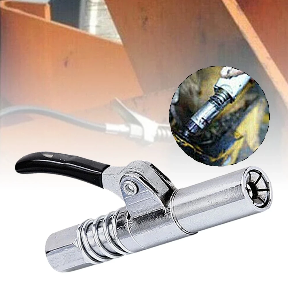 1 шт. 1/8NPT муфта для смазочного пистолета Zerk 10000PSI смазки наконечник блокировки PSI 1/8