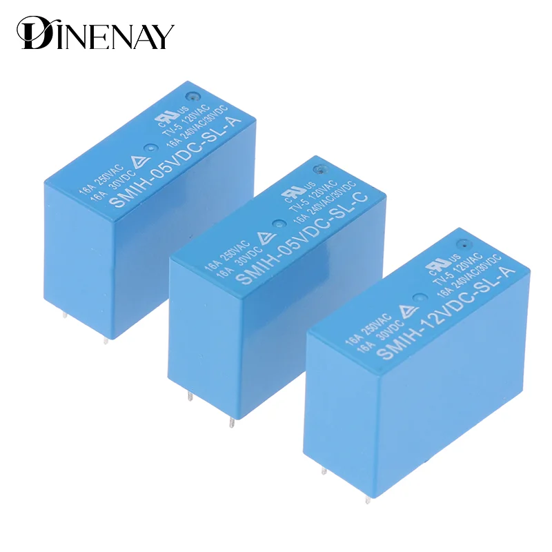 SMIH-05V/12V/24V DC-SL-A -SL-C 5V 12V 24V 16A 6pin 8Pin релейный регулятор цепи