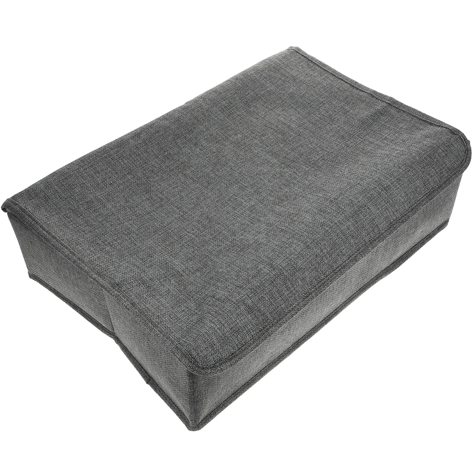 

Storage Box 30 Grid Socks Wardrobe 43X29X13CM Grey Cotton Linen Blend