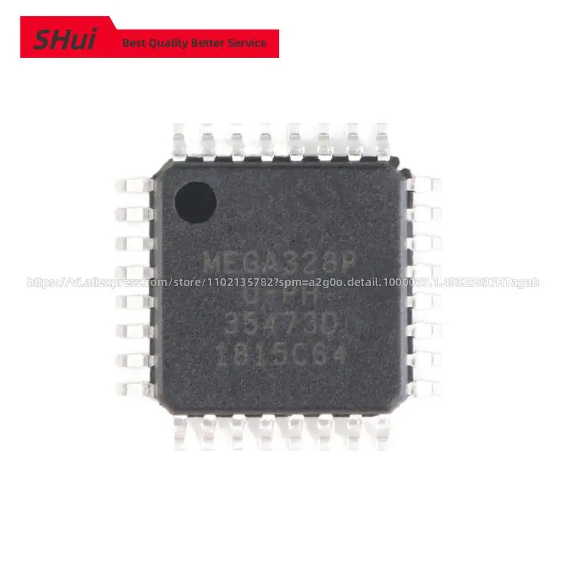 

ATMEGA328P vATMEGA328P-AU 32TQFP Chip 8-bit Microcontroller 32K Flash Memory