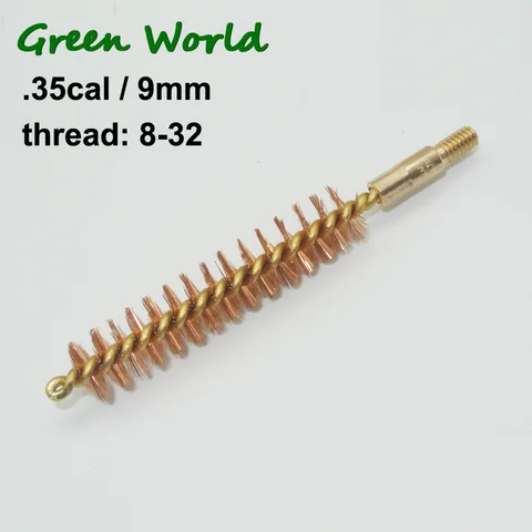 Green World 3 шт./лот .22cal-.45cal бронзовая щетка, щетка для чистки пистолета