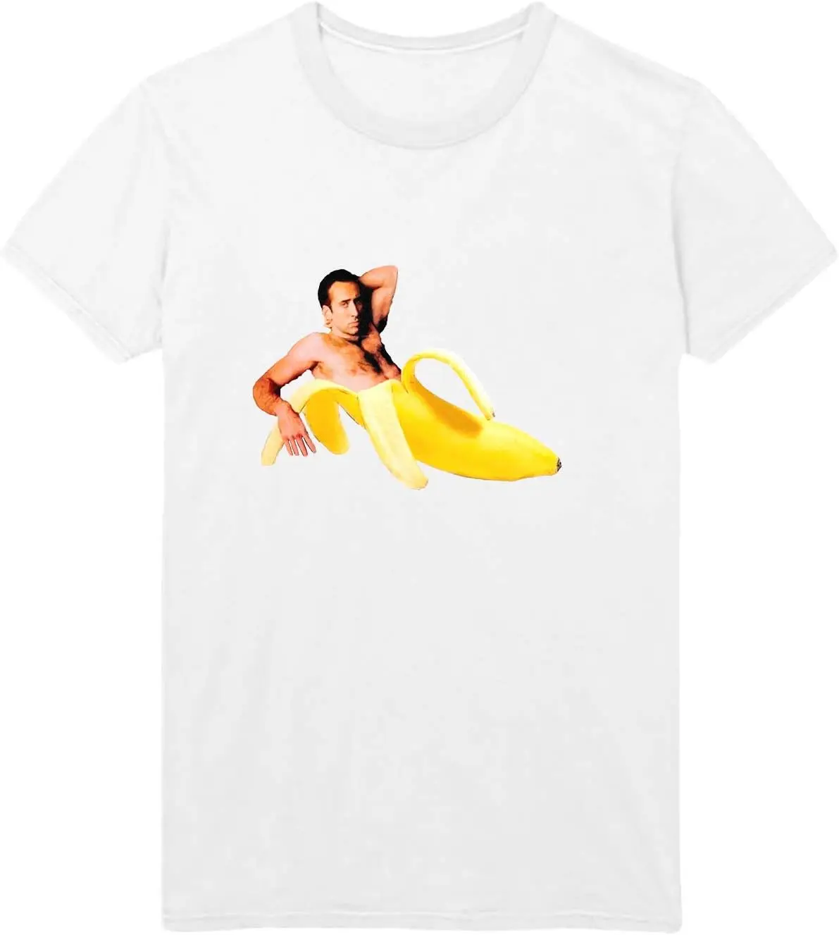 Николас Кейдж в банане D21 унисекс футболка для взрослых Футболка подарок на