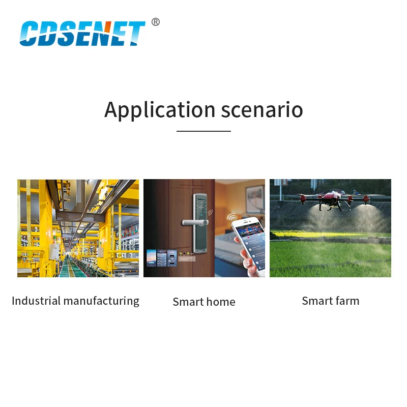 SX1262 LoRa Wireless Module 433MHz 470MHz 490MHz CDSENET E22-400T30DC 30dBm 10km UART RF Chip Transceiver Receiver Transmiter