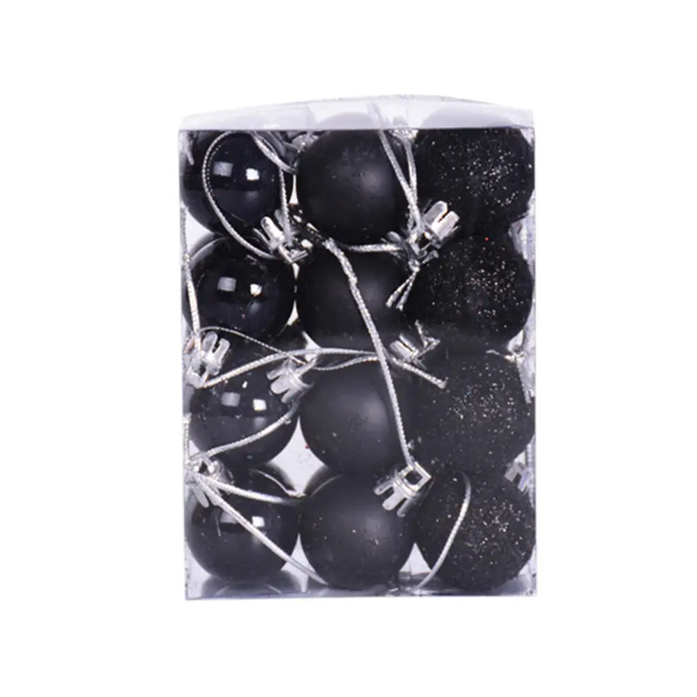 

Флокированные рождественские шары 24 шт., винно-красный, розовый