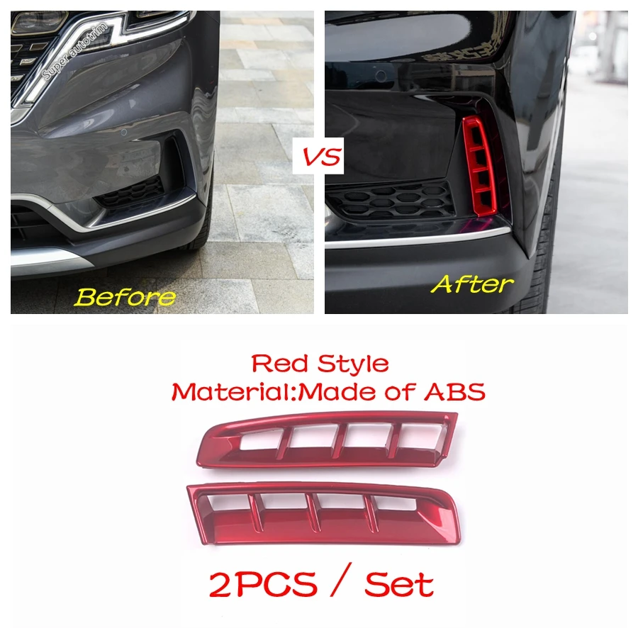 

Автомобильная передняя противотуманная фара, лампа для бровей и век, декоративная накладка для Kia Carnival KA4 2021-2024, аксессуары из АБС-пластика, внешний комплект