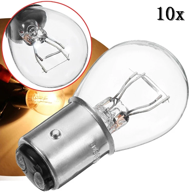 

10pcs/Set 1157 BAY15D 1156 LED Car Boat Reverse Brake Backup Lamp Tail Light