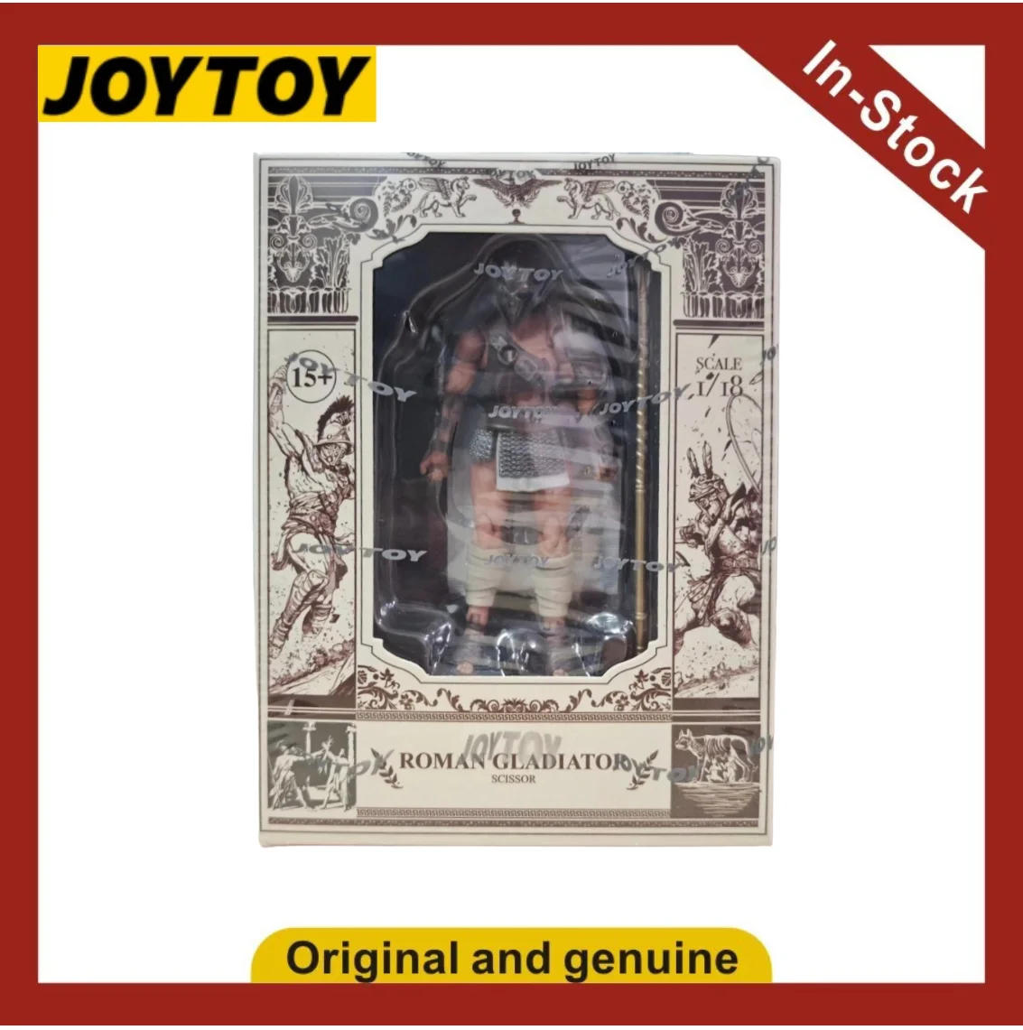 Фото 【UA】 JOYTOY STRIFE Римский гладиатор с ножницами, масштаб 1/18, фигурка, модель, игрушка, подарок, коллекция №1