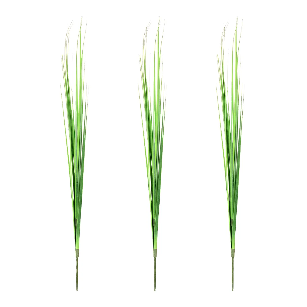 

3Pcs Artificial Plants Durable Artificial Likelike Safe Ornament Onion Grass Decor Flower Arrangement Plants