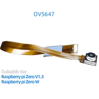 ov5647 camera module for raspberry pi zero v1 3 and w development board 120 degrees lens 1080p 500w camera module 14inch